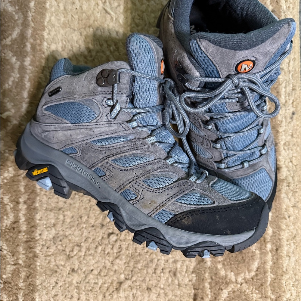 Merrell Gray and Blue Outdoor Boots